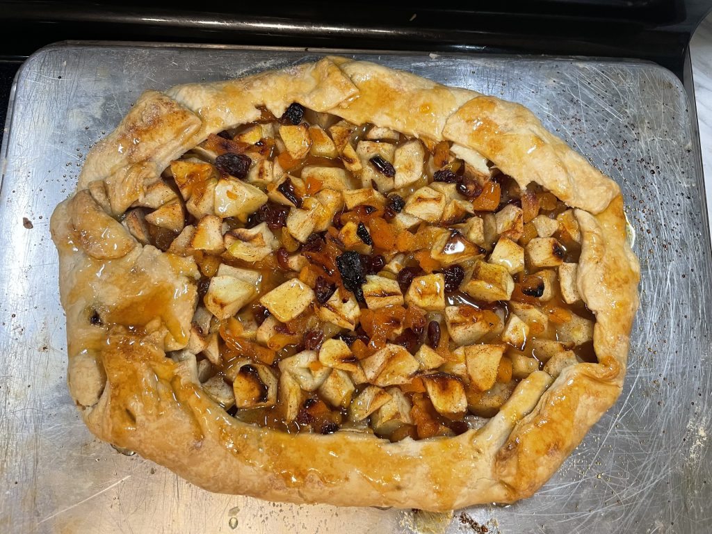 Apple Tart with Apricot glaze