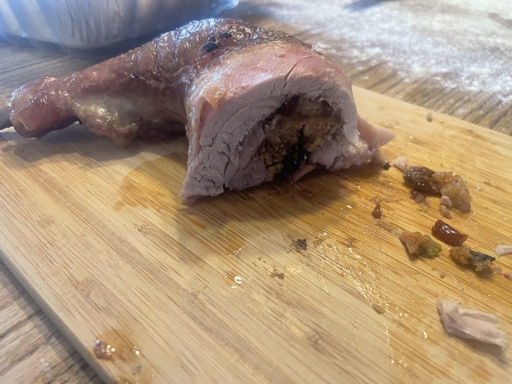 Stuffed Turkey Leg